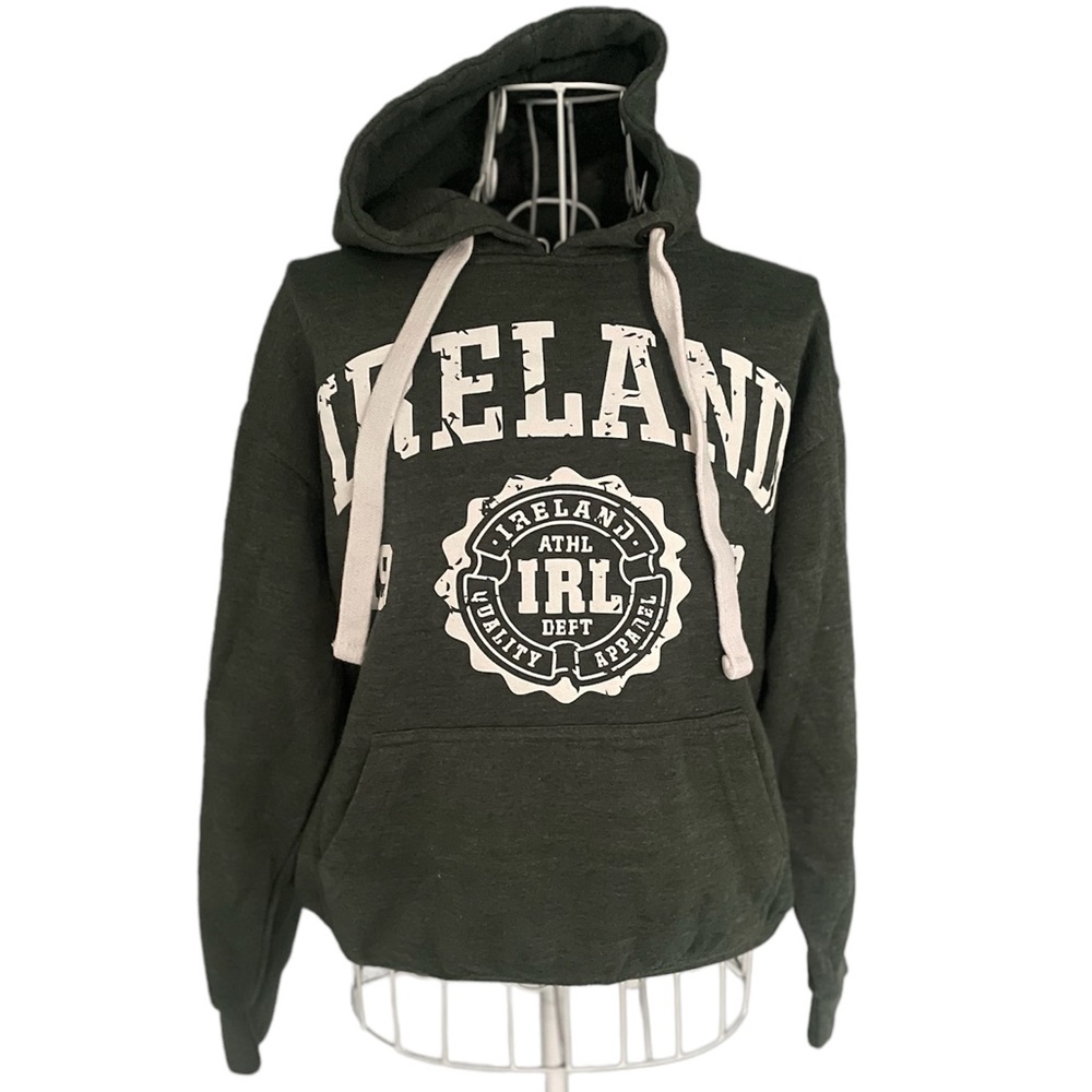 Ireland Irish Green St. Patrick’s Patty’s Sweatshirt Hoodie Pullover Luck pocket